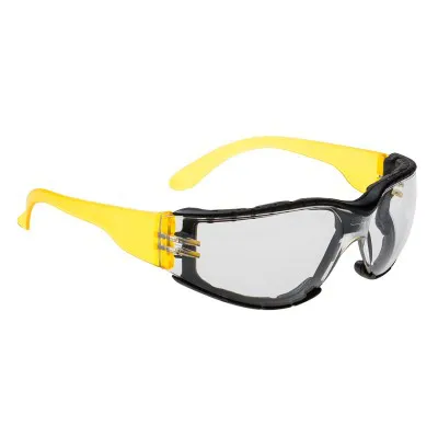 PS32 - Ochelari Wrap Around Plus / Portwest / Ochelari de protecție cu lentile galbene