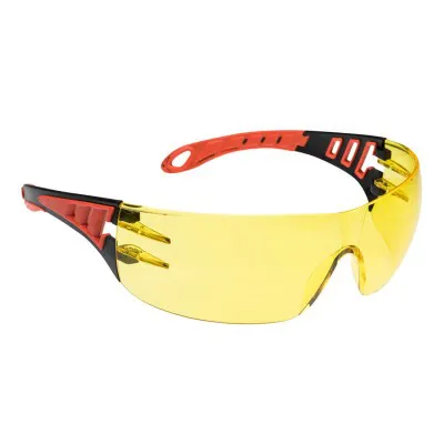 PS12 - Ochelari de protecție Tech Look / Portwest / Ochelari de protecție cu lentile galbene