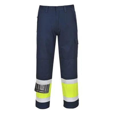 MV26 - Pantaloni Modaflame HiVis / Portwest / Îmbrăcăminte antistatică și ignifugă