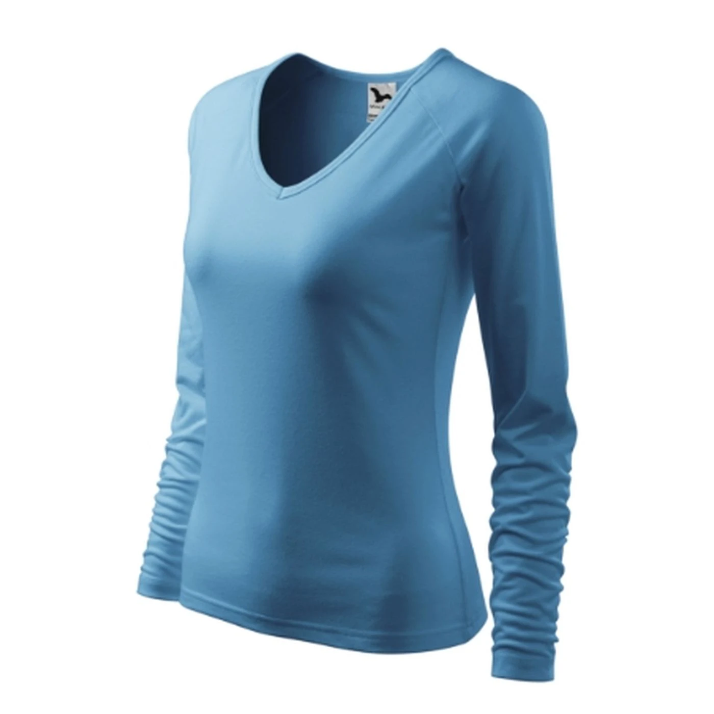 Tricou pentru damă ELEGANCE cu guler V / Malfini / Tricouri, bluze, cămăși