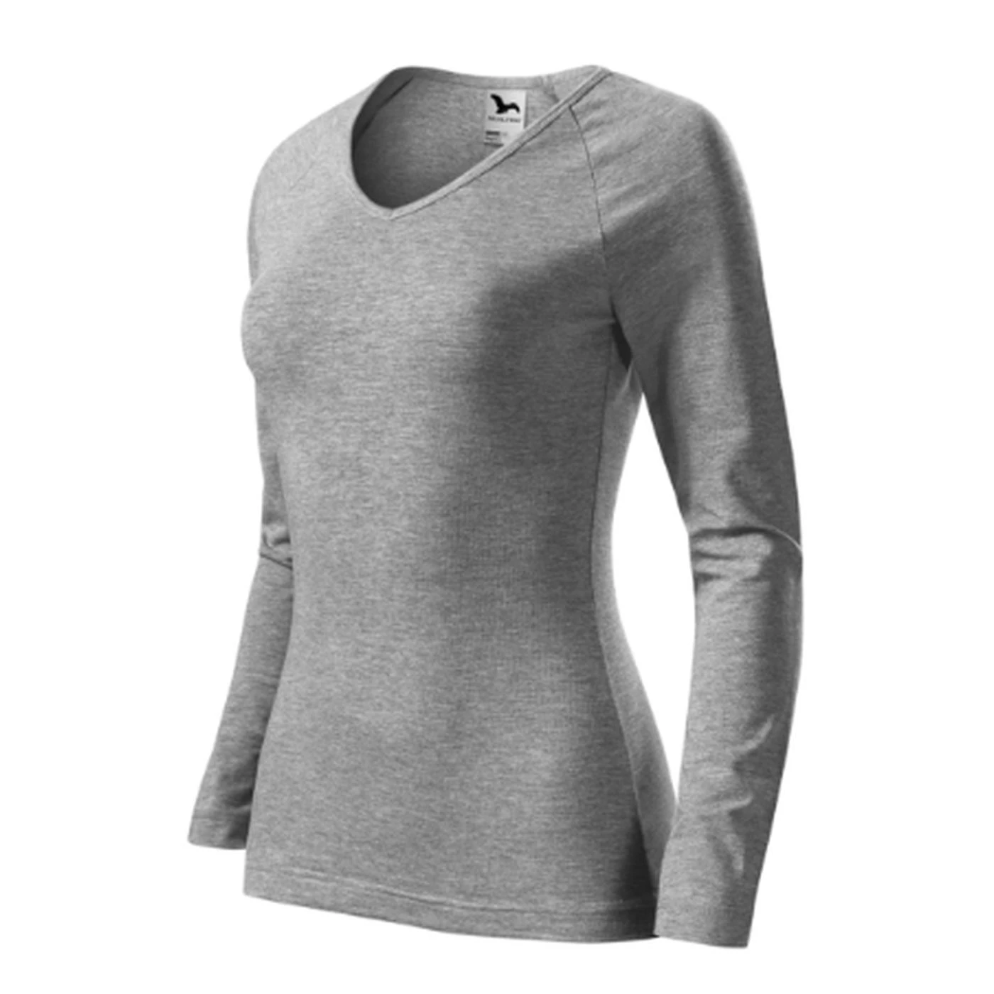 Tricou pentru damă ELEGANCE cu guler V / Malfini / Tricouri, bluze, cămăși