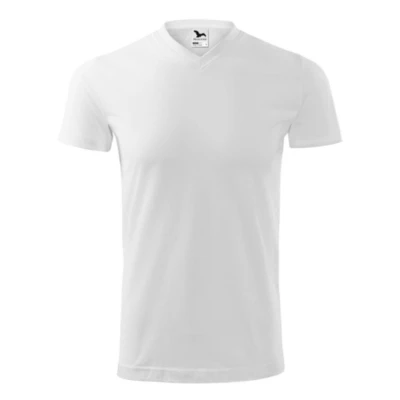Tricou unisex HEAVY cu guler V / Malfini / Tricouri, bluze, cămăși