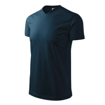 Tricou unisex HEAVY cu guler V / Malfini / Tricouri, bluze, cămăși