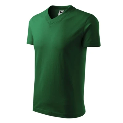 Tricou unisex V-NECK cu guler V / Malfini / Tricouri, bluze, cămăși