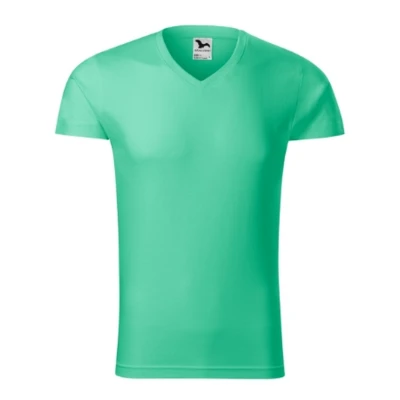Tricou pentru bărbaţi SLIM FIT cu guler V / Malfini / Tricouri, bluze, cămăși