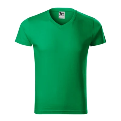 Tricou pentru bărbaţi SLIM FIT cu guler V / Malfini / Tricouri, bluze, cămăși