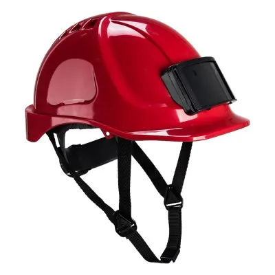 PB55 - Cască de protecție Endurance, cu suport ecuson / Portwest / Căști de protecție pentru alpinism utilitar