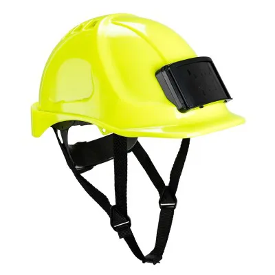 PB55 - Cască de protecție Endurance, cu suport ecuson / Portwest / Căști de protecție pentru alpinism utilitar