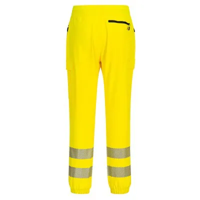 KX346 - Pantaloni Jogger HiVis KX3 elastici Clasa 2 / Portwest / Pantaloni, salopete, colanți