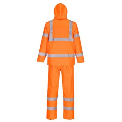 H448 - Costum de ploaie HiVis Packaway / Portwest / Îmbrăcăminte de ploaie și impermeabilă