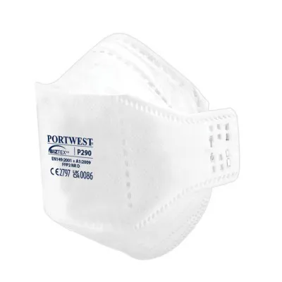 P290 - Mască de protecție EAGLE FFP2 Dolomite Fold Pliat / Portwest / Semimăști simple fără supapă