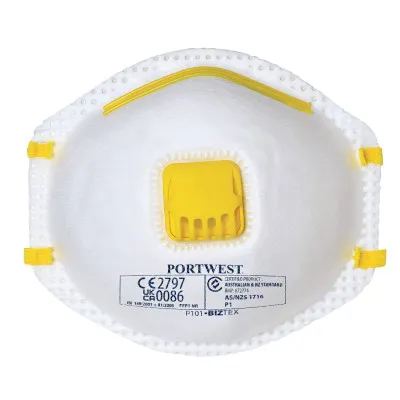 P101 - Mască de protecție FFP1 cu supapă / Portwest / Semimăști simple cu supapă FFP1
