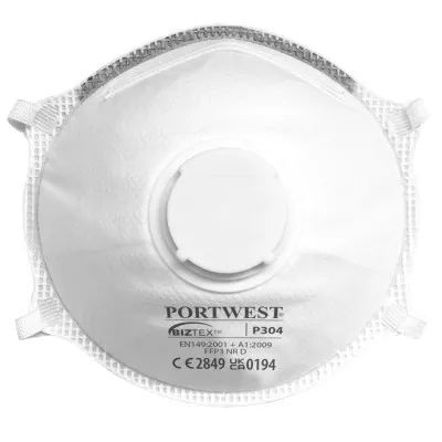 P304 - Mască de protectie cu valvă FFP3 Dolomite Light Cup / Portwest / Semimăști simple cu supapă FFP3