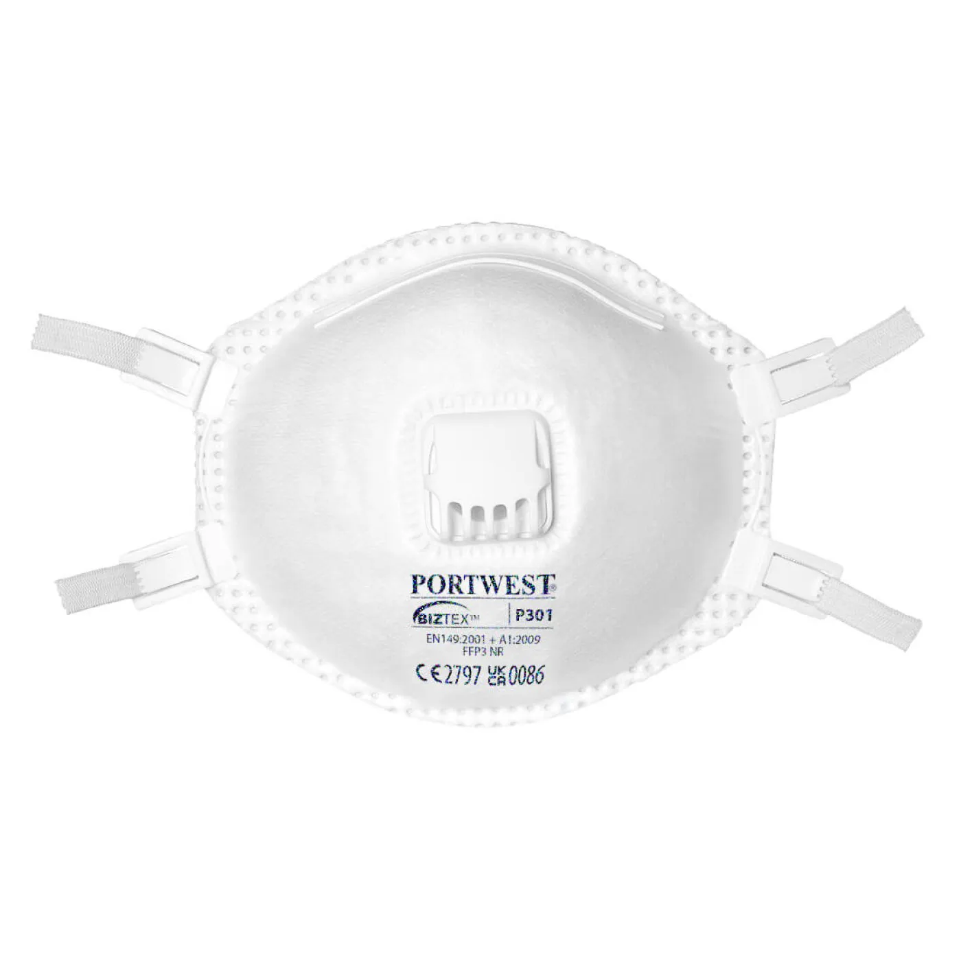 P301 - Măști  FFP3 Dust Mist Fume cu valvă / Portwest / Semimăști simple cu supapă FFP3