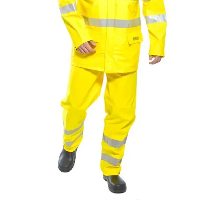 FR43 - Pantaloni  Sealtex Flame HiVis / Portwest / Îmbrăcăminte antistatică și ignifugă