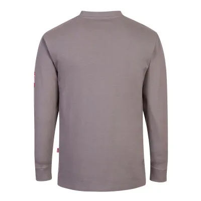 FR32 - Tricou FR antistatic Henley / Portwest / Îmbrăcăminte antistatică și ignifugă