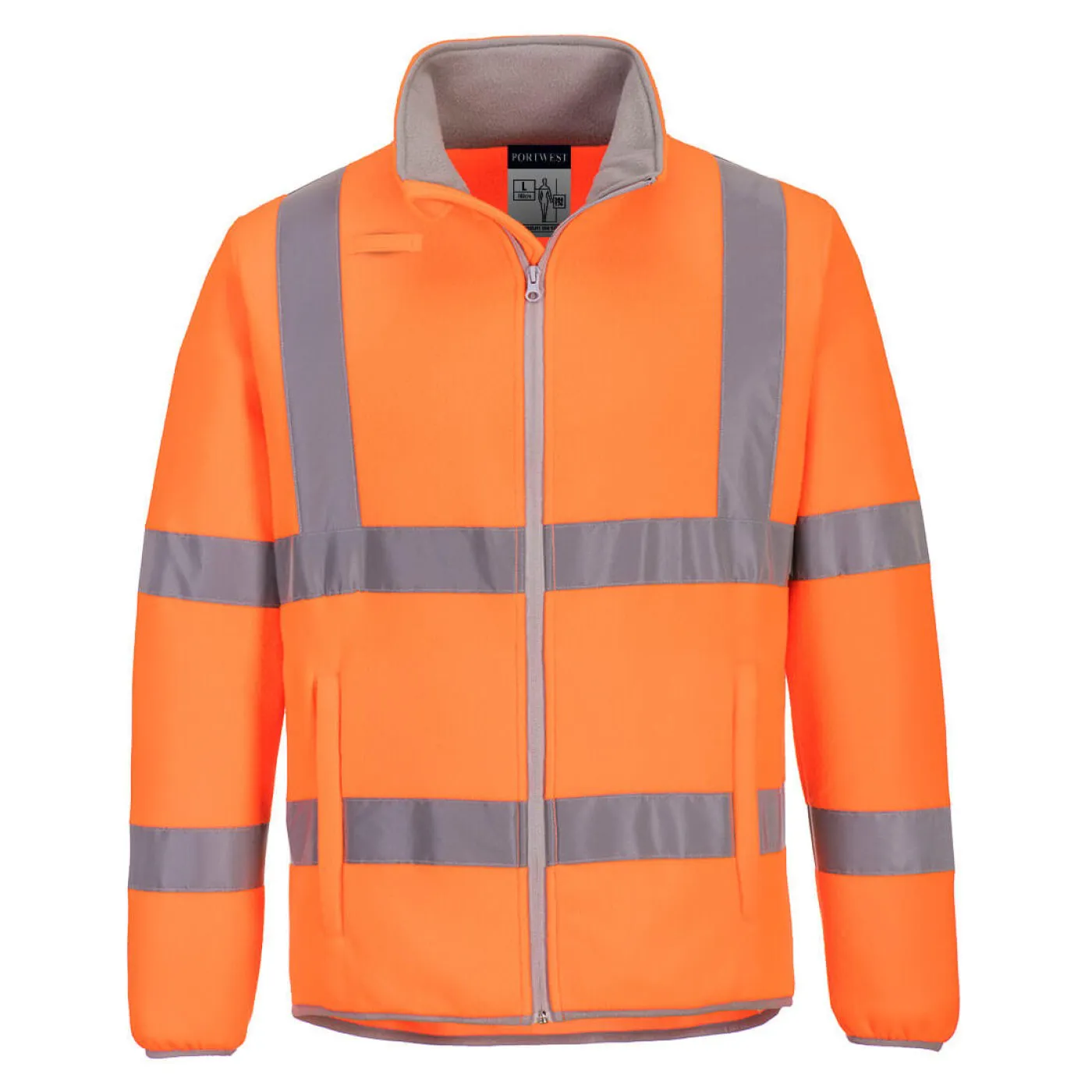 EC70 - Jachetă Fleece Eco HiVis / Portwest / Jachete și geci