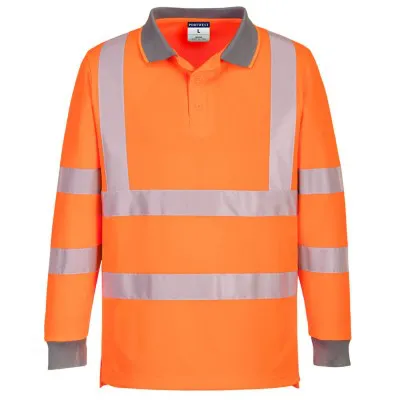 EC11 - Tricou Polo Eco HiVis L/S (6 buc.) / Portwest / Tricouri, bluze, cămăși