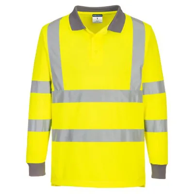 EC11 - Tricou Polo Eco HiVis L/S (6 buc.) / Portwest / Tricouri, bluze, cămăși