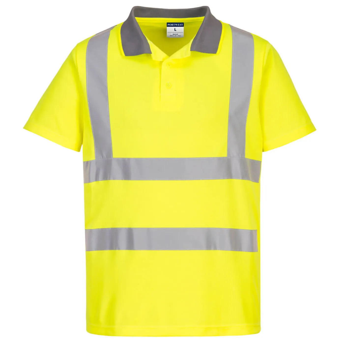 EC10 - Tricou Polo Eco HiVis S/S (6 buc.) / Portwest / Tricouri, bluze, cămăși