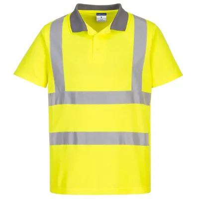 EC10 - Tricou Polo Eco HiVis S/S (6 buc.) / Portwest / Tricouri, bluze, cămăși