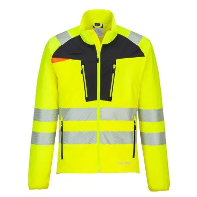 DX481 - Jachetă Softshell DX4 HiVis Zip Base Layer / Portwest / Jachete și geci
