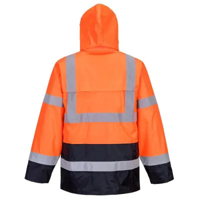 H443 - Jachetă de ploaie HiVis Contrast / Portwest / Jachete și geci
