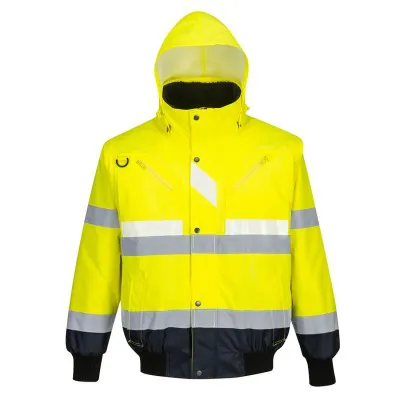 G465 - Jachetă HiVIs Glowtex™ 3-in-1 / Portwest / Jachete și geci