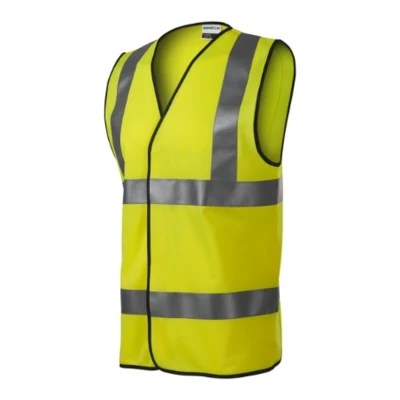 Vestă reflectorizantă unisex HV BRIGHT / Rimeck / Veste de lucru și de semnalizare