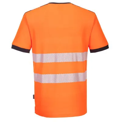 PW310 - Tricou PW3 HiVis cu guler in V / Portwest / Tricouri, bluze, cămăși