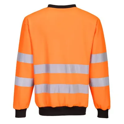 PW277 - Hanorac PW2 Crew Neck HiVis / Portwest / Hanorace, bluze softshell, polar și fleece