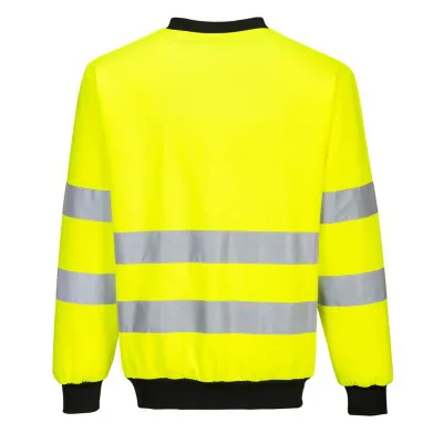 PW277 - Hanorac PW2 Crew Neck HiVis / Portwest / Hanorace, bluze softshell, polar și fleece