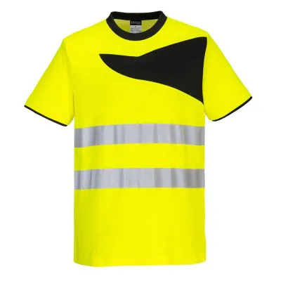 PW213 - Tricou PW3 HiVis S/S / Portwest / Tricouri, bluze, cămăși
