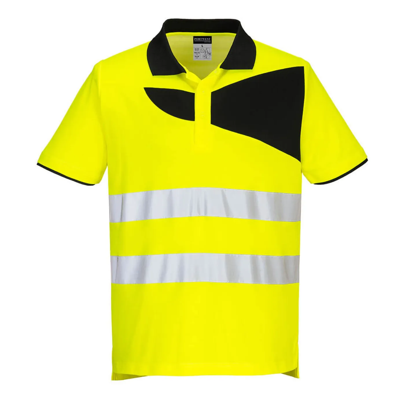 PW212 - Tricou Polo PW3 HiVis S/S / Portwest / Tricouri, bluze, cămăși
