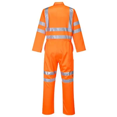 RT42 - Combinezon poli bumbac HiVis RIS / Portwest / Combinezoane de lucru