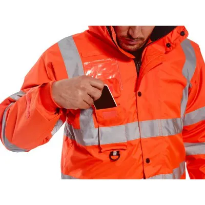 RT27 - Jachetă Traffic 7-in-1 HiVis RIS / Portwest / Jachete și geci