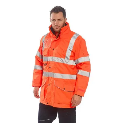 RT27 - Jachetă Traffic 7-in-1 HiVis RIS / Portwest / Jachete și geci