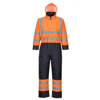 S485 - Combinezon HiVis Contrast căptușit / Portwest / Combinezoane de lucru
