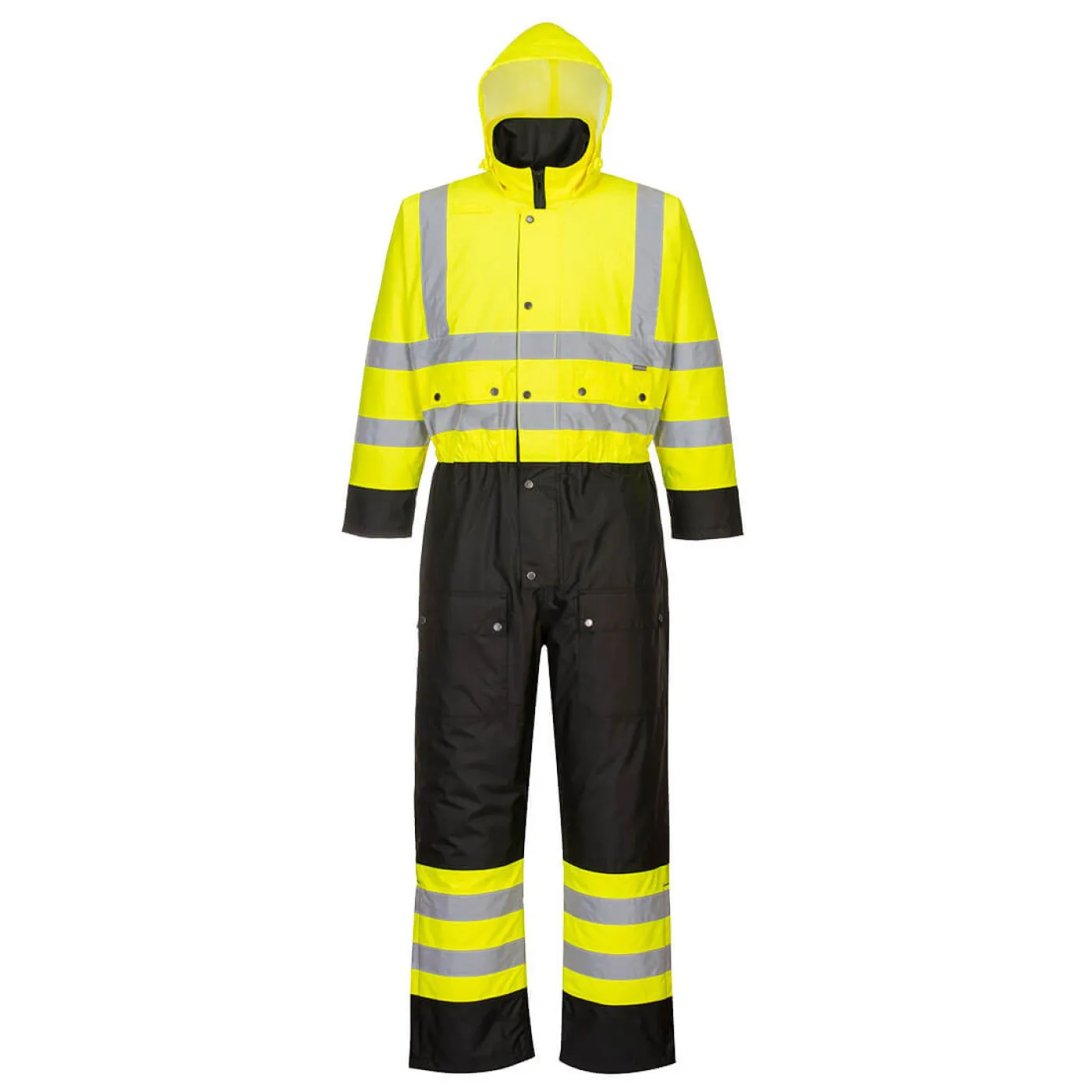 S485 - Combinezon HiVis Contrast căptușit / Portwest / Combinezoane de lucru