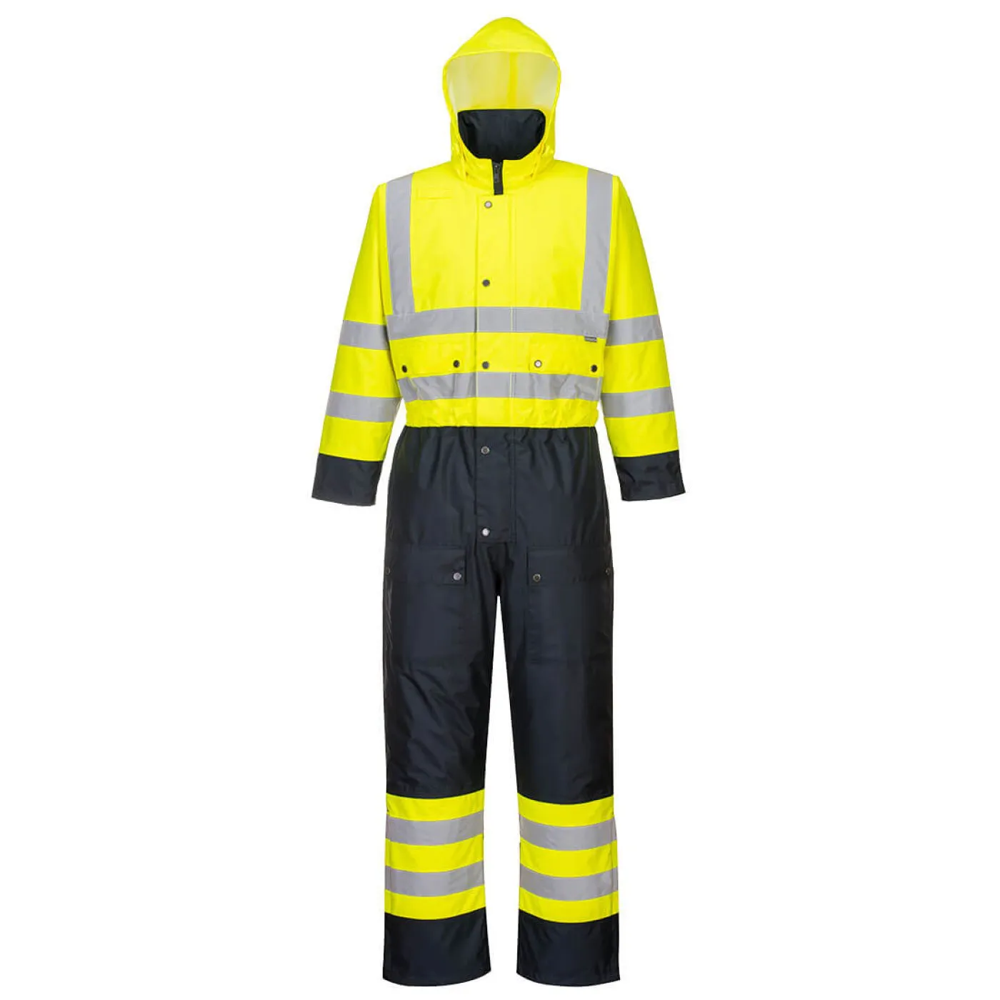 S485 - Combinezon HiVis Contrast căptușit / Portwest / Combinezoane de lucru