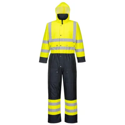 S485 - Combinezon HiVis Contrast căptușit / Portwest / Combinezoane de lucru