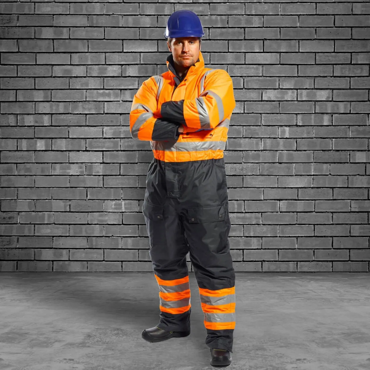 S485 - Combinezon HiVis Contrast căptușit / Portwest / Combinezoane de lucru