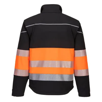 PW375 - Jachetă Softshell PW3 HiVis Clasa 1 / Portwest / Jachete și geci