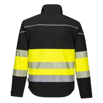PW375 - Jachetă Softshell PW3 HiVis Clasa 1 / Portwest / Jachete și geci