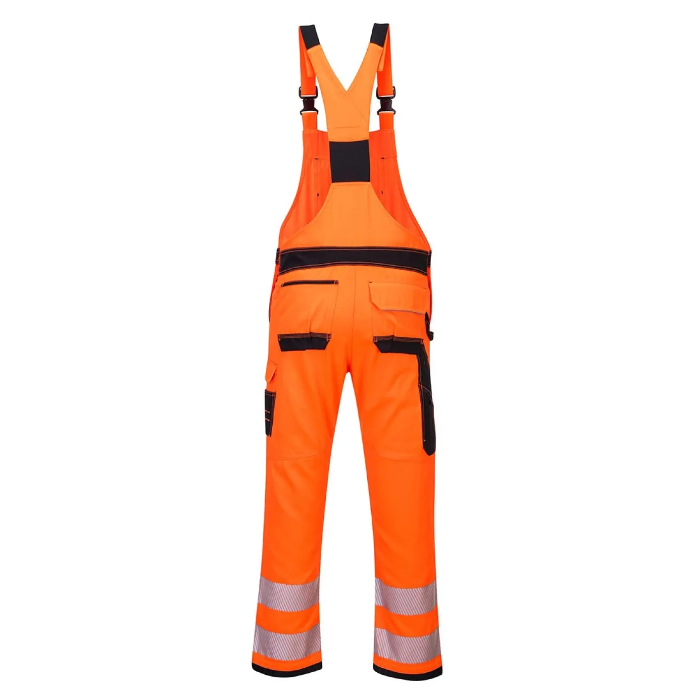 PW344 - Pantaloni PW3 cu pieptar HiVis Bib & Brace / Portwest / Pantaloni, salopete, colanți