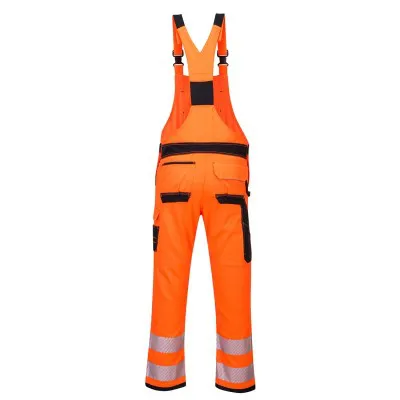 PW344 - Pantaloni PW3 cu pieptar HiVis Bib & Brace / Portwest / Pantaloni, salopete, colanți