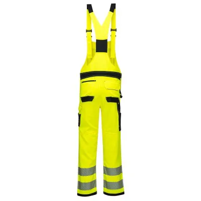 PW344 - Pantaloni PW3 cu pieptar HiVis Bib & Brace / Portwest / Pantaloni, salopete, colanți