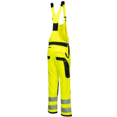 PW344 - Pantaloni PW3 cu pieptar HiVis Bib & Brace / Portwest / Pantaloni, salopete, colanți