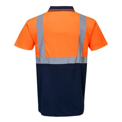 S479 - Tricou Polo bicolor reflectortizant / Portwest / Tricouri, bluze, cămăși