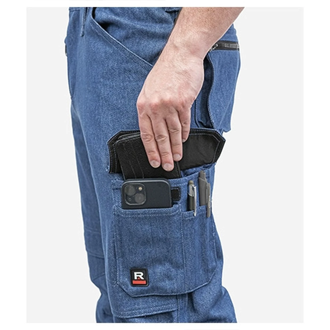 Blugi de muncă pentru bărbaţi VERTEX / Rimeck / Pantaloni, salopete, colanți